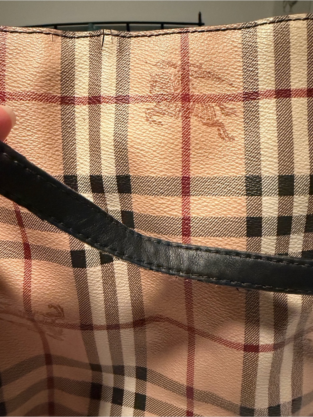Burberry Haymarket Small Canterbury Tote Bag - Picture 5 of 15